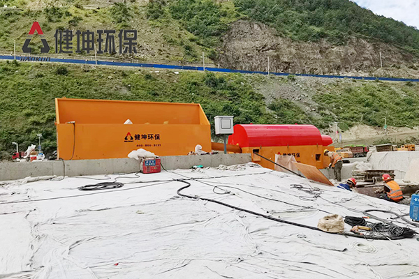 中國水電14局-砂石分離機安裝